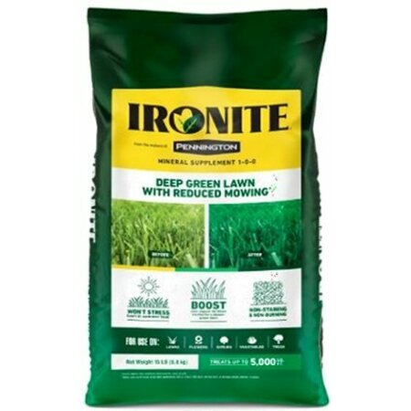 CENTRAL PET IRONITE 1-0-0 15 LB 5M Lawn Fertilizer 100544883